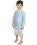 Picture of Excellent Sky Blue Kids Kurta Pyjama