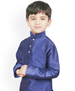 Picture of Statuesque Blue Kids Kurta Pyjama