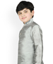 Picture of Classy Gray Kids Kurta Pyjama