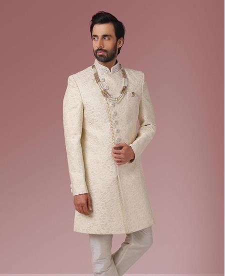 Picture of Amazing Cream Sherwani