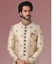 Picture of Sightly Gold/Blue Sherwani