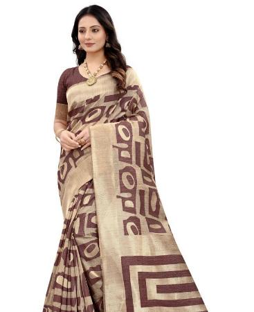 Picture of Enticing Coffee Casual Saree