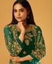 Picture of Good Looking Green Straight Cut Salwar Kameez