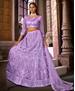 Picture of Sightly Purple Lehenga Choli