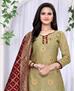 Picture of Shapely Beige Patiala Salwar Kameez