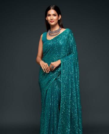 Picture of Superb Sky Casual Saree