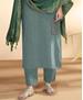 Picture of Stunning Teal Blue Readymade Salwar Kameez