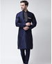 Picture of Delightful Navy Blue Kurtas