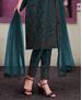 Picture of Resplendent Sea Blue Straight Cut Salwar Kameez