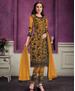 Picture of Alluring Yellow Straight Cut Salwar Kameez