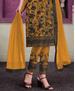 Picture of Alluring Yellow Straight Cut Salwar Kameez