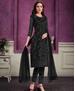 Picture of Pretty Black Straight Cut Salwar Kameez