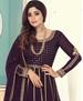 Picture of Classy Purple Anarkali Salwar Kameez