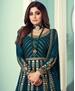 Picture of Taking Sea Blue Anarkali Salwar Kameez