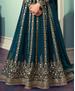 Picture of Taking Sea Blue Anarkali Salwar Kameez