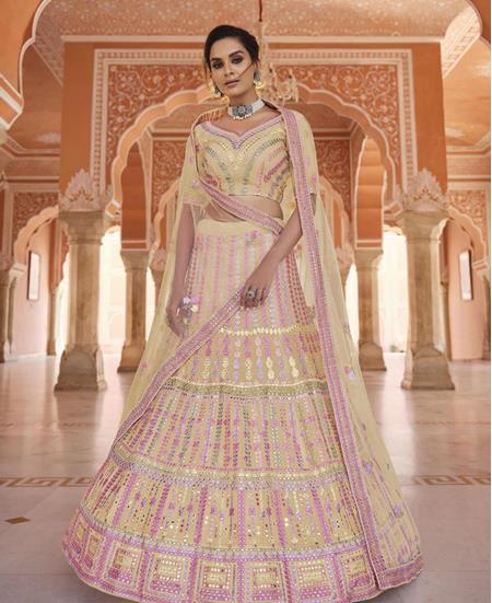 Picture of Magnificent Yellow Lehenga Choli