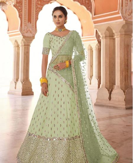 Picture of Classy Pista Lehenga Choli