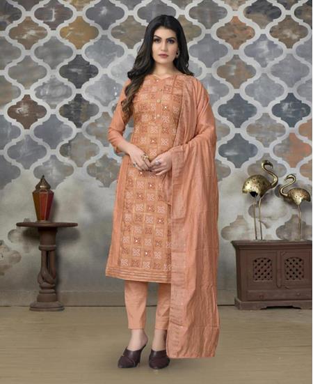 Picture of Amazing Fawn Straight Cut Salwar Kameez