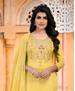 Picture of Resplendent Yellow Straight Cut Salwar Kameez