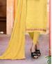 Picture of Resplendent Yellow Straight Cut Salwar Kameez