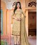 Picture of Nice Beige Straight Cut Salwar Kameez