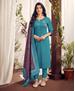 Picture of Fine Rama Blue Readymade Salwar Kameez