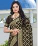 Picture of Superb Mehndi Silk Saree