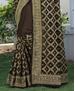 Picture of Superb Mehndi Silk Saree