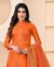 Picture of Splendid Orange Casual Saree