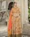 Picture of Statuesque Beige Party Wear Salwar Kameez