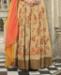 Picture of Statuesque Beige Party Wear Salwar Kameez