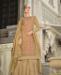 Picture of Excellent Chickoo Party Wear Salwar Kameez