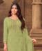 Picture of Enticing Pista Straight Cut Salwar Kameez