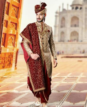 Picture of Pretty Cream Sherwani