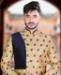 Picture of Fine Cream Blue Sherwani