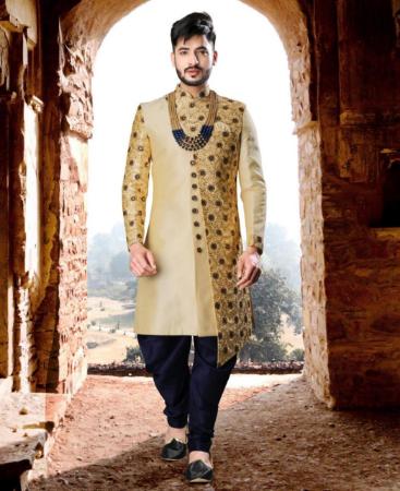 Picture of Enticing Cream Sherwani