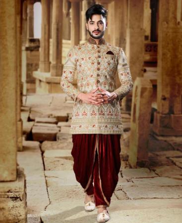 Picture of Superb Cream Sherwani