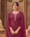 Picture of Ideal Pink Straight Cut Salwar Kameez