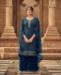 Picture of Beauteous Teal Straight Cut Salwar Kameez