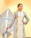 Picture of Enticing Grey Straight Cut Salwar Kameez