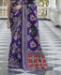 Picture of Taking Purple Silk Saree