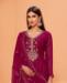 Picture of Taking Magenta Party Wear Salwar Kameez