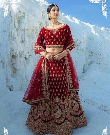 Picture of Radiant Red Lehenga Choli