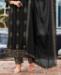 Picture of Statuesque Black Straight Cut Salwar Kameez