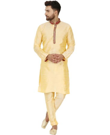 Picture of Well Formed Cream Kurtas