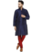 Picture of Sublime Navy Blue Kurtas