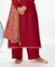 Picture of Well Formed Maroon Straight Cut Salwar Kameez