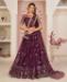 Picture of Elegant Wine Lehenga Choli