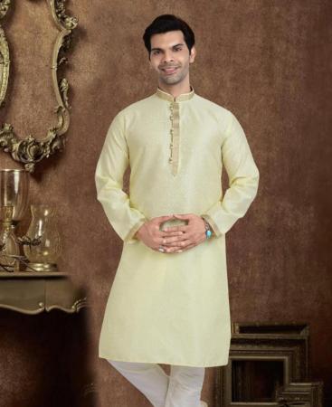 Picture of Statuesque Lemon Kurtas