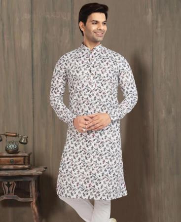 Picture of Graceful Off White Kurtas